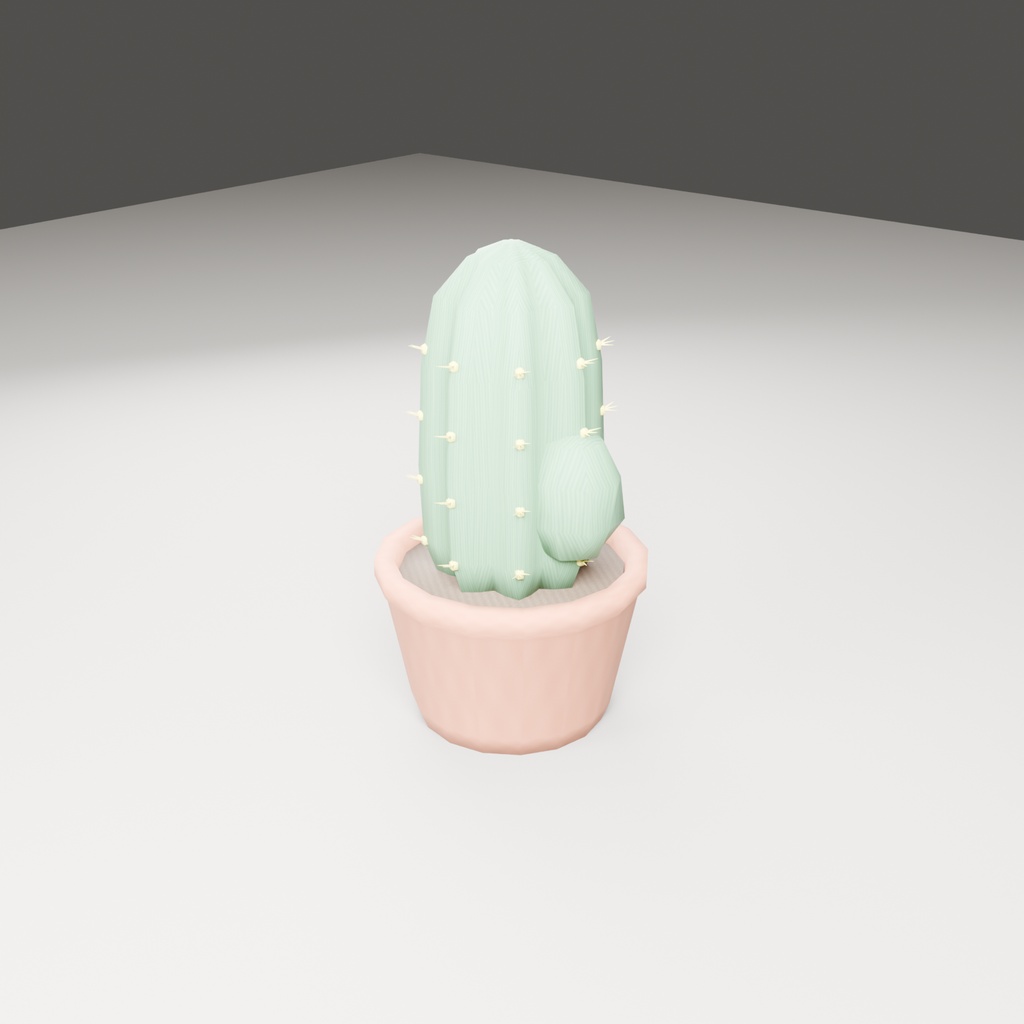 【無料】サボテン【ローポリ3Dモデル】