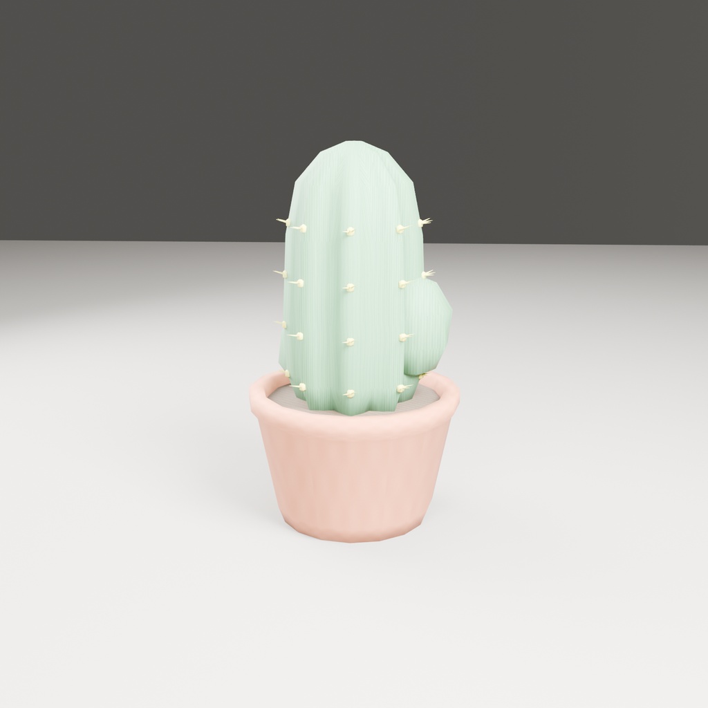 【無料】サボテン【ローポリ3Dモデル】