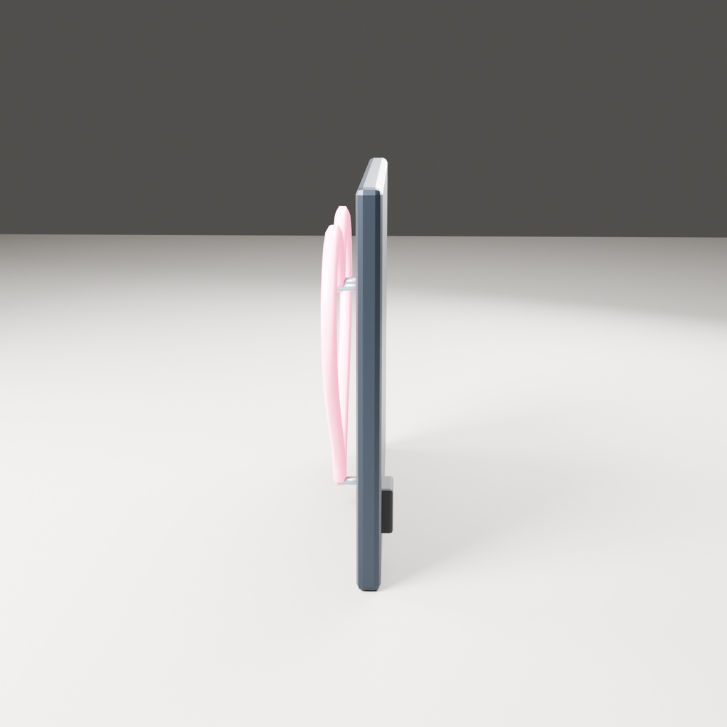 【無料】ネオンのハート【ローポリ3Dモデル】