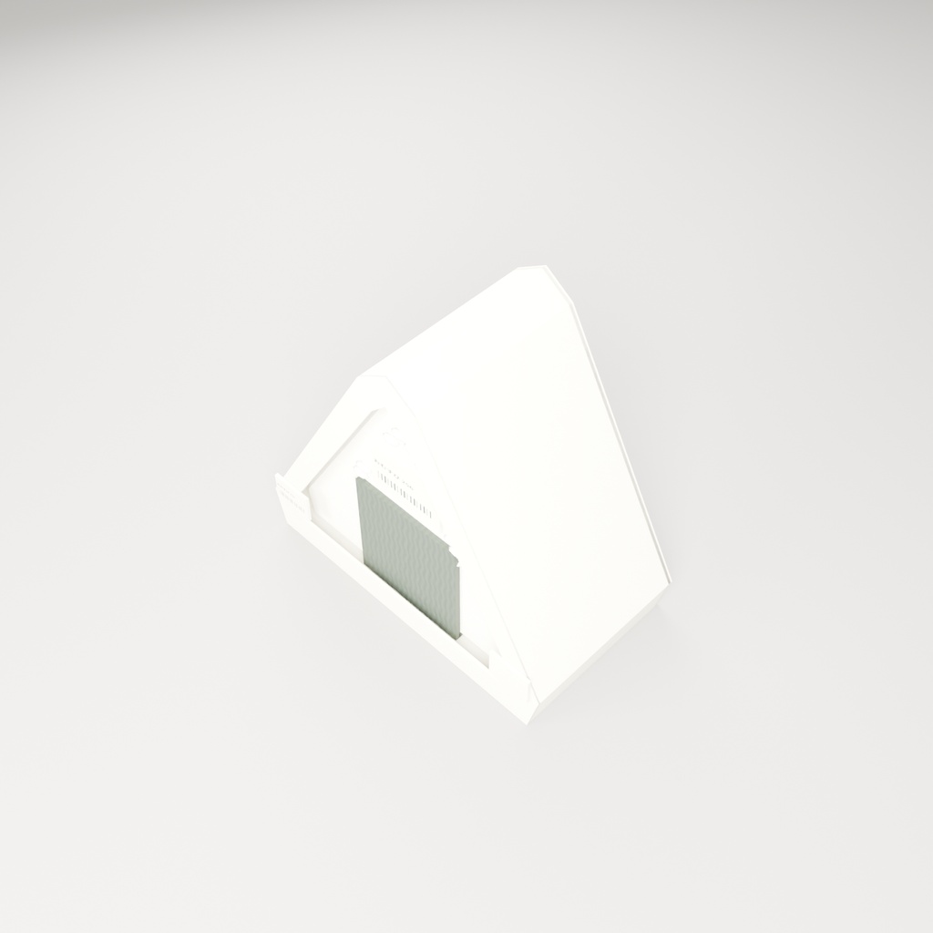 【無料】三角おにぎり【ローポリ3Dモデル】