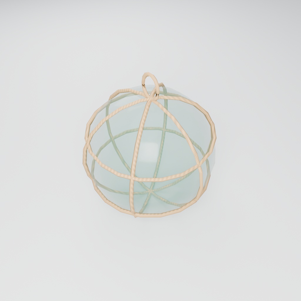 【無料】浮き玉【ローポリ3Dモデル】