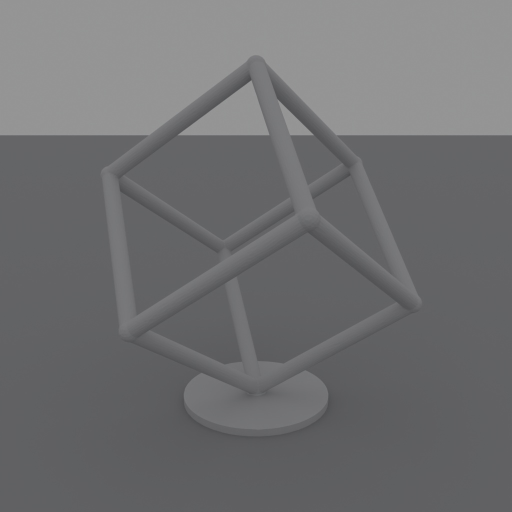 【無料】立方体ケージ STL【個人利用限定】