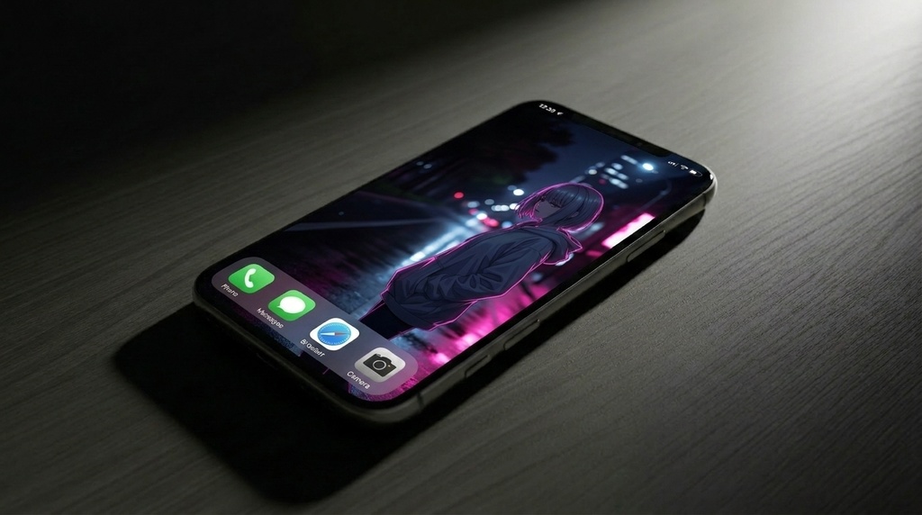 銀髪ボブちゃん 公式世界観アート Vol.02『夜の街』高解像度ビジュアルセット