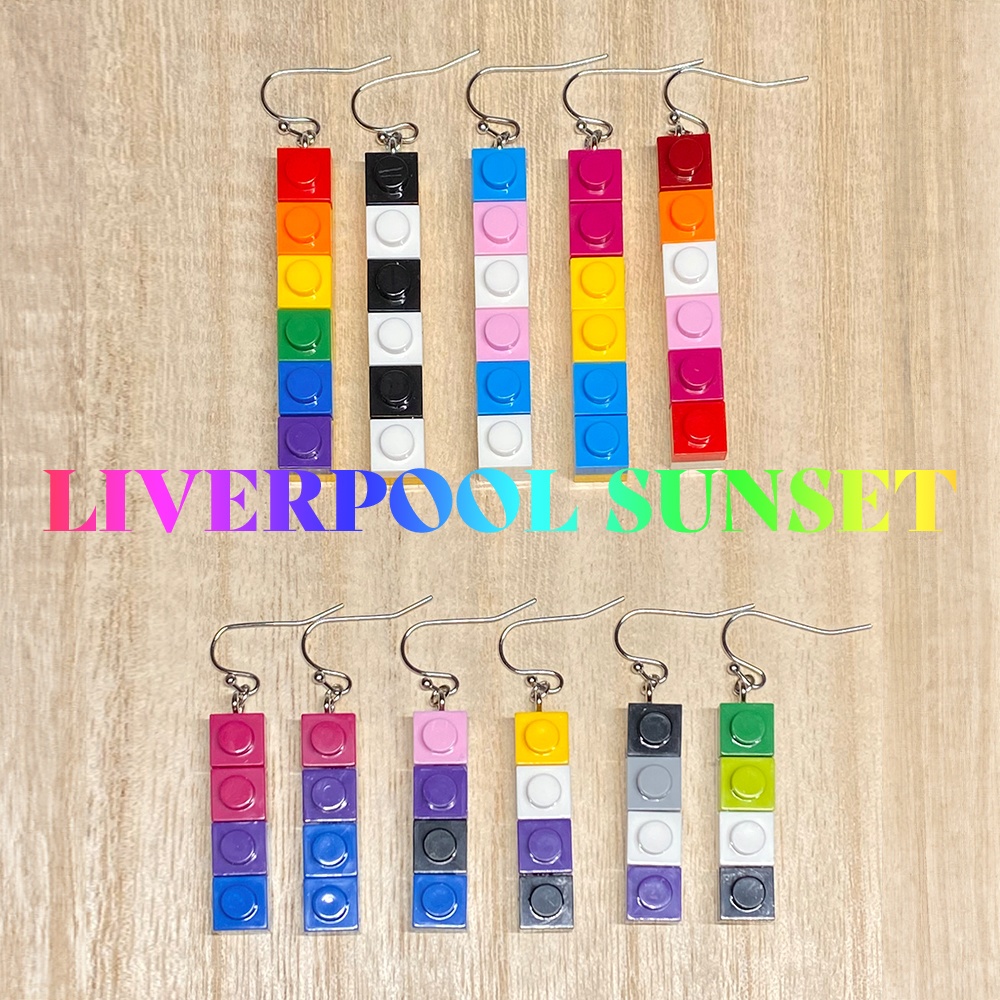 building blocks earring - Custom Order
