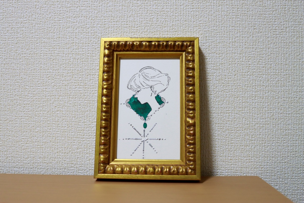 額入り ドローイング