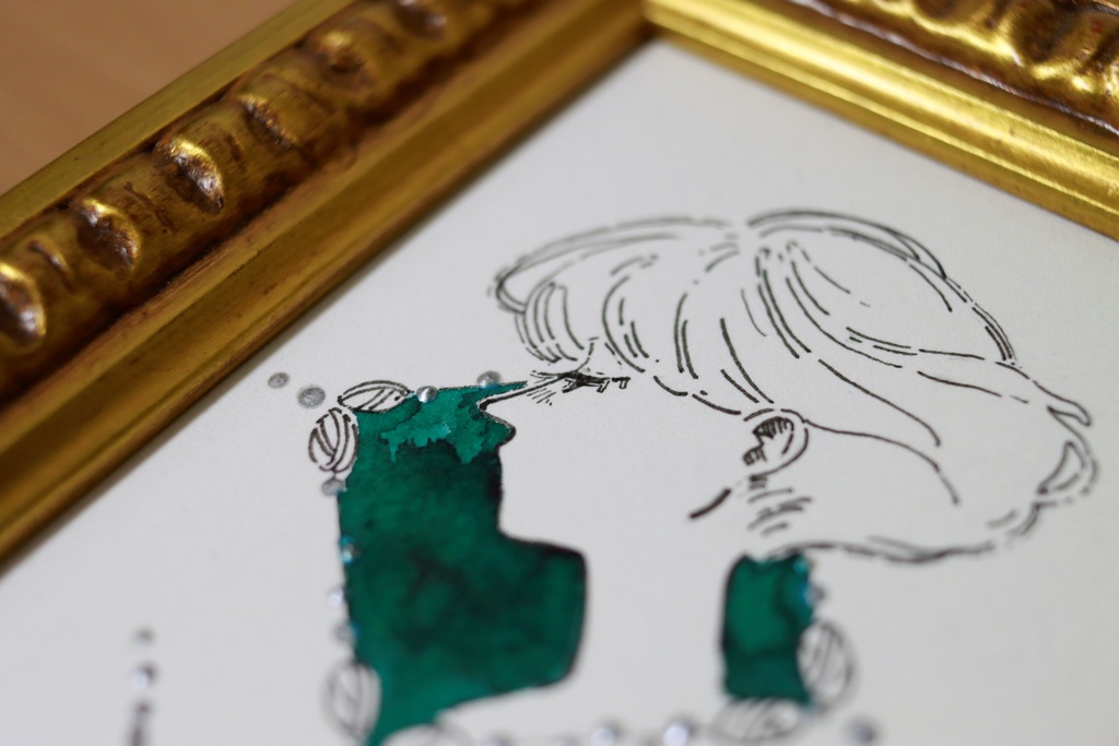 額入り ドローイング