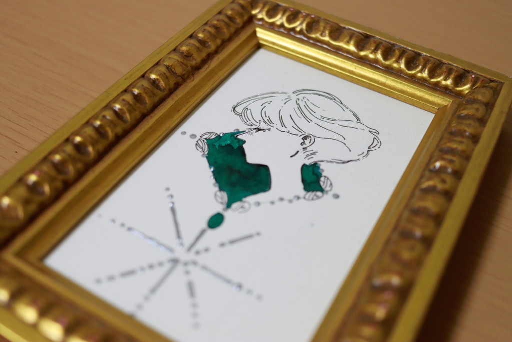 額入り ドローイング