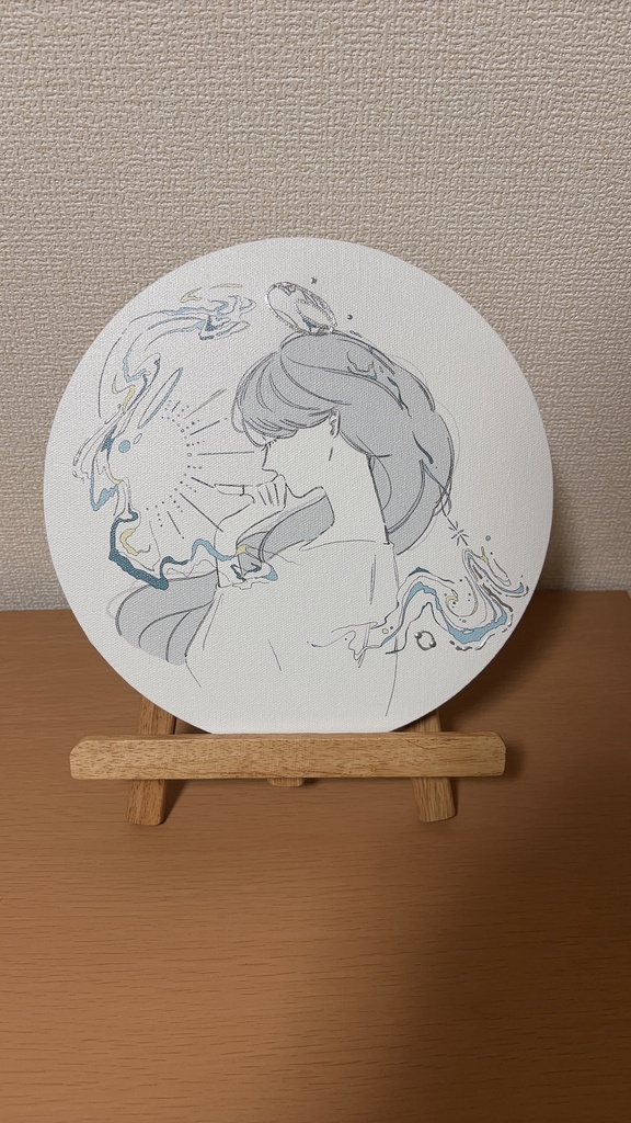 キャンバスプリント　　赤い糸