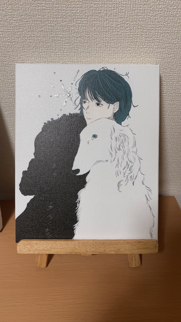 キャンバスプリント　Borzoi