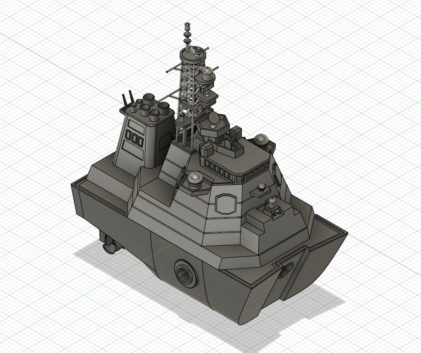 護衛艦娘 こんごう型艤装  3Dプリンタ出力用データ