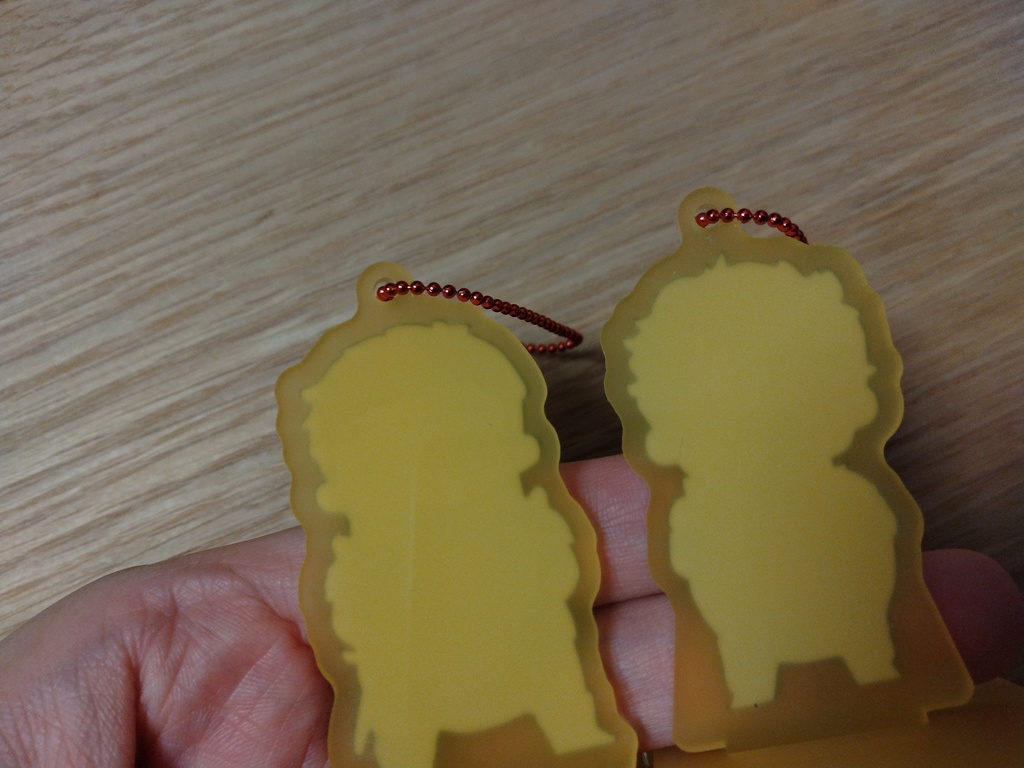 トマトカブライアクリルスタンドセット(ボールチェーン付き)