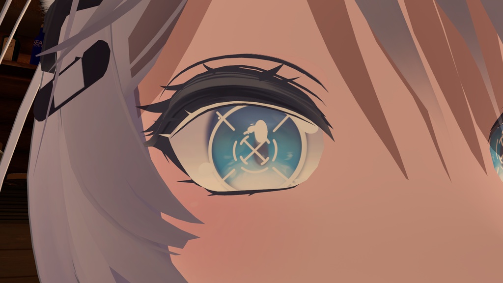 【15アバター対応】狙撃手の視線 eye texture