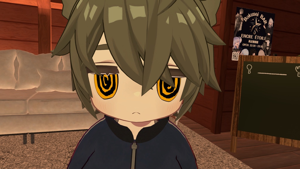 【4アバター対応】森の怪物の瞳 eye texture