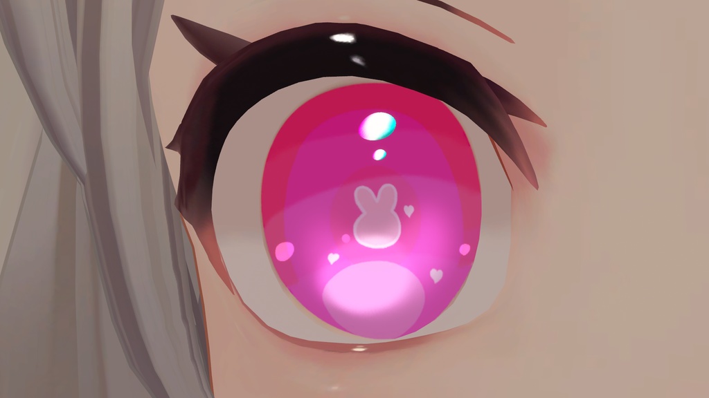 【5アバター対応】Rabbit eye eye texture