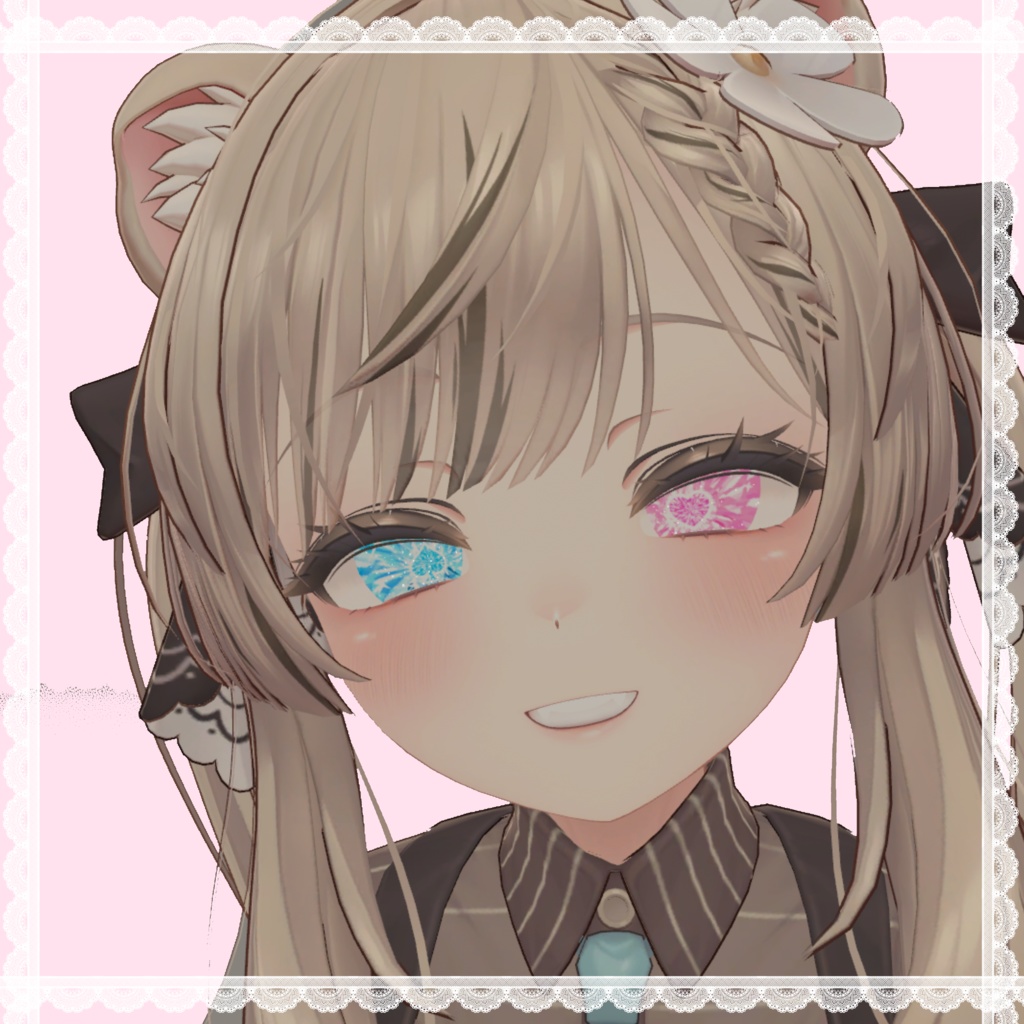 【7アバター対応】Crystal Card eye texture