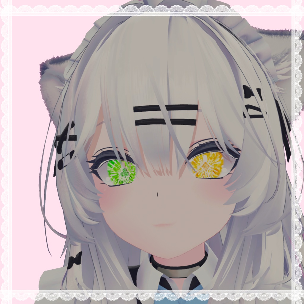 【7アバター対応】Crystal Card eye texture