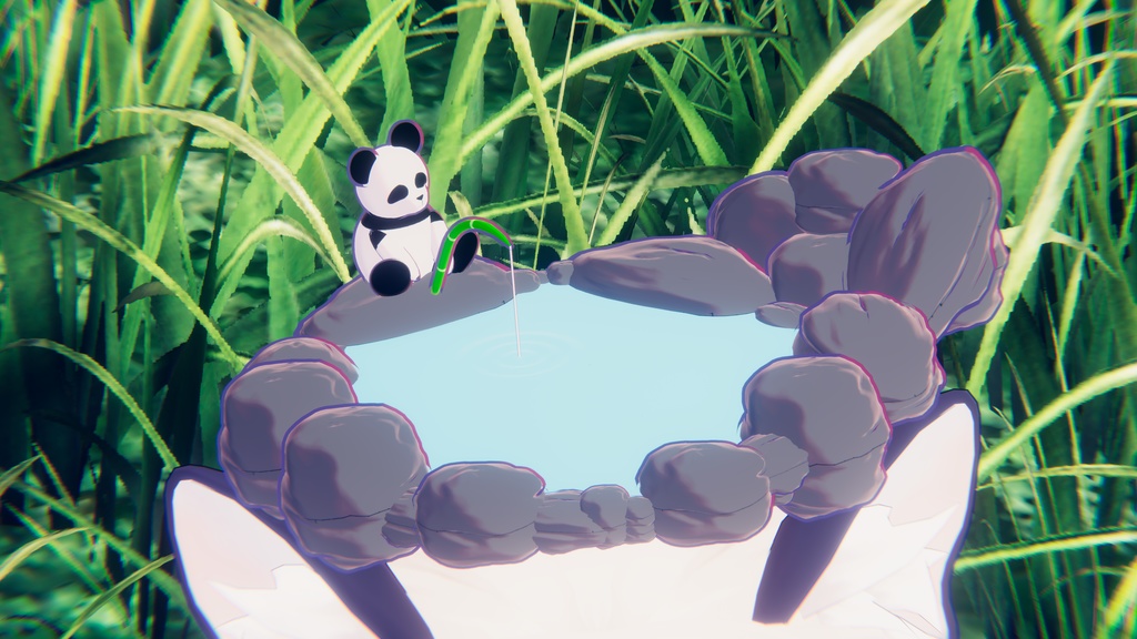 【動くヘイロー】ひだまりパンダ