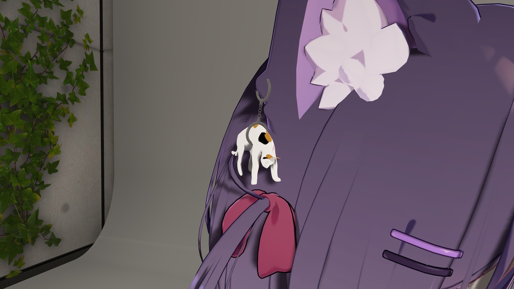 【動くイヤリング】のびねこ 2