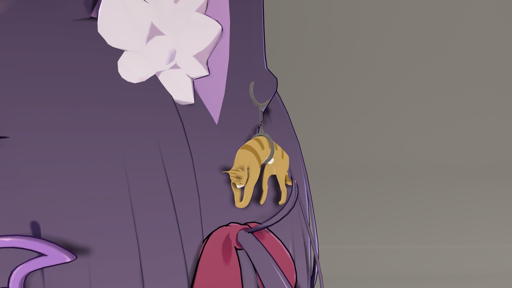 【動くイヤリング】のびねこ 2