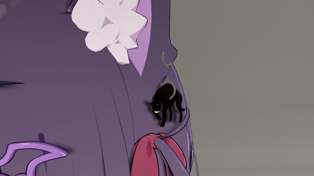 【動くイヤリング】のびねこ 2