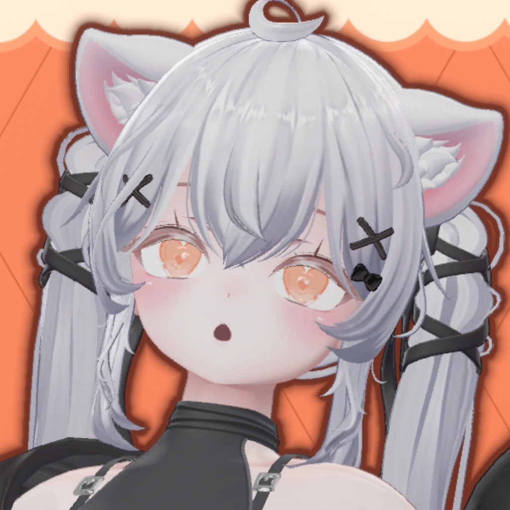 【10アバター対応】Heart eyes eye texture