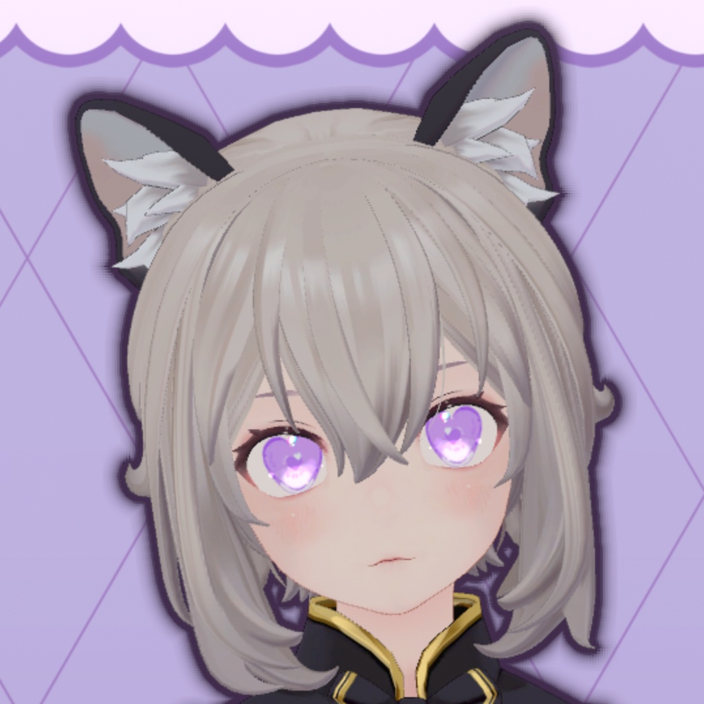 【10アバター対応】Heart eyes eye texture