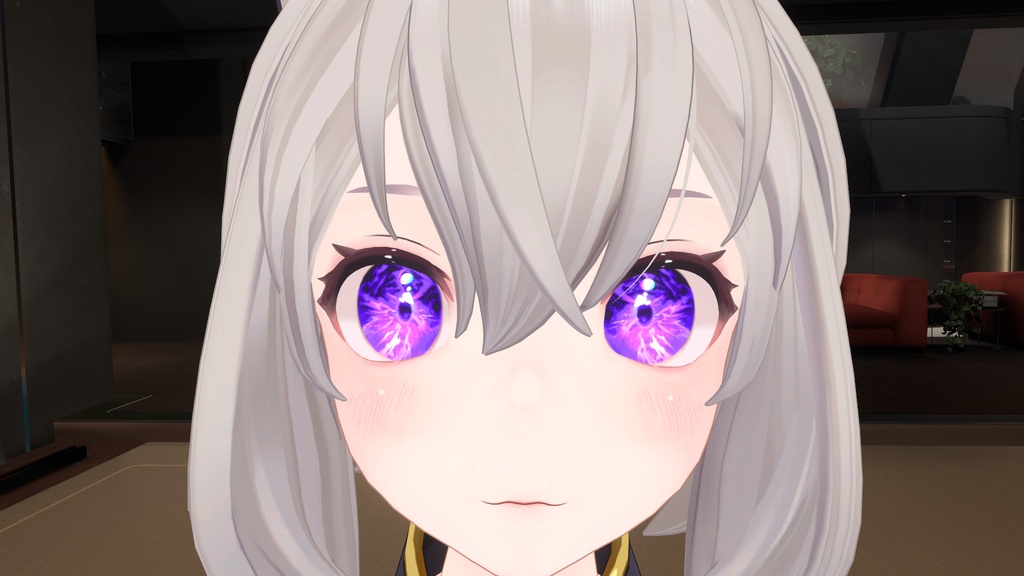 【11アバター対応】燃える瞳 eye texture