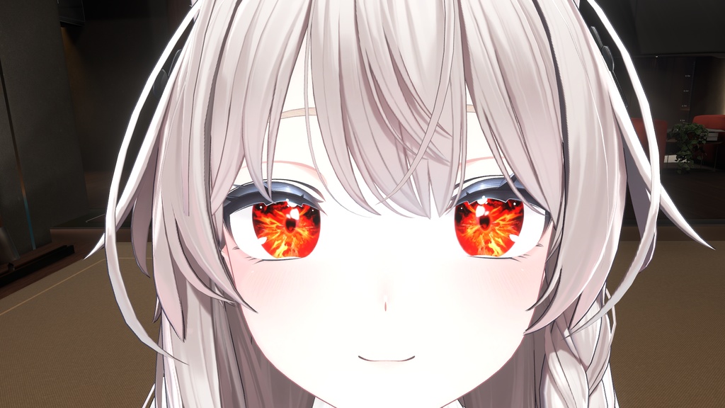 【11アバター対応】燃える瞳 eye texture