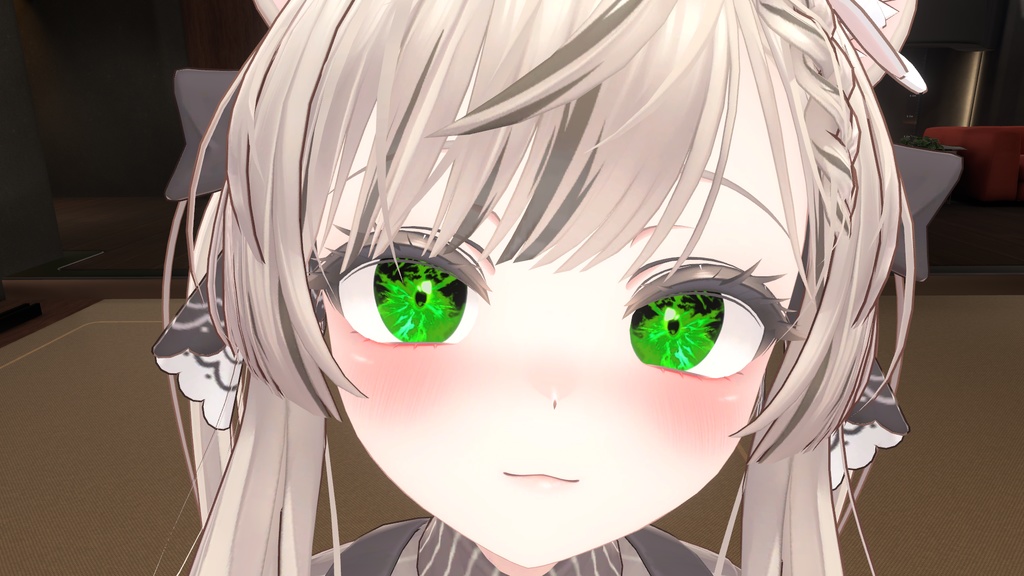 【11アバター対応】燃える瞳 eye texture