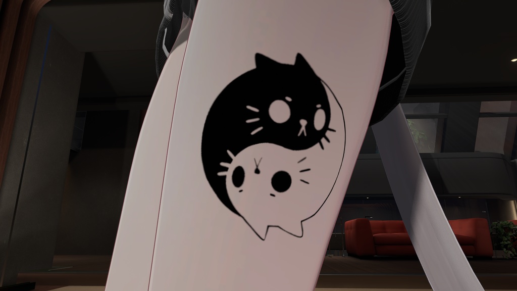 【全アバター対応】タトゥー2 タトゥーtexture