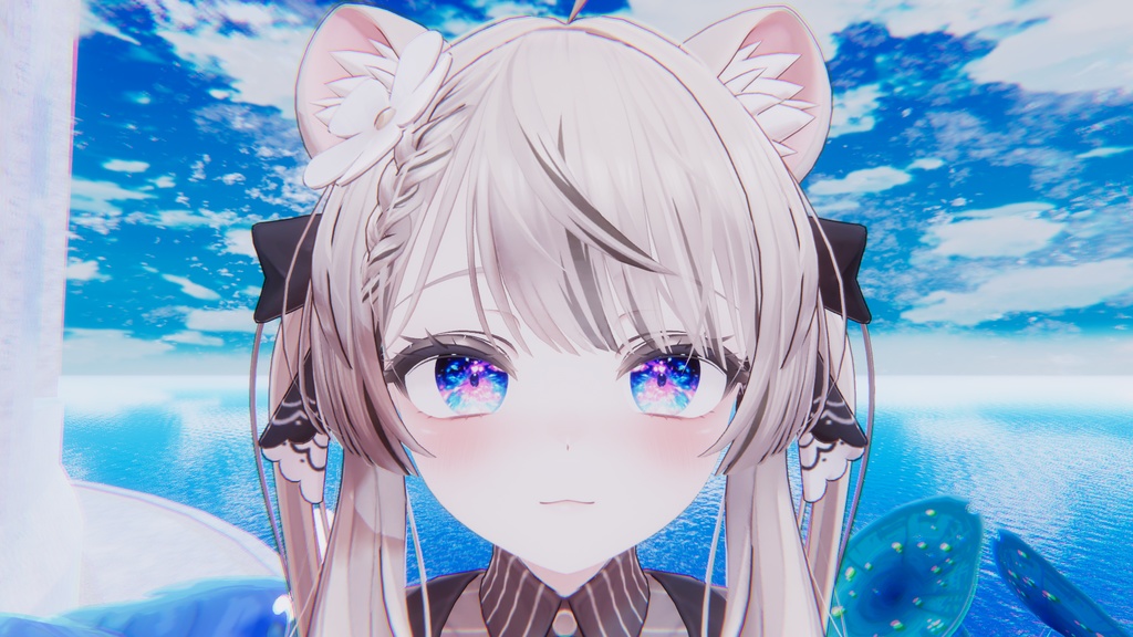 【11アバター対応】Flower garden eye  eye texture