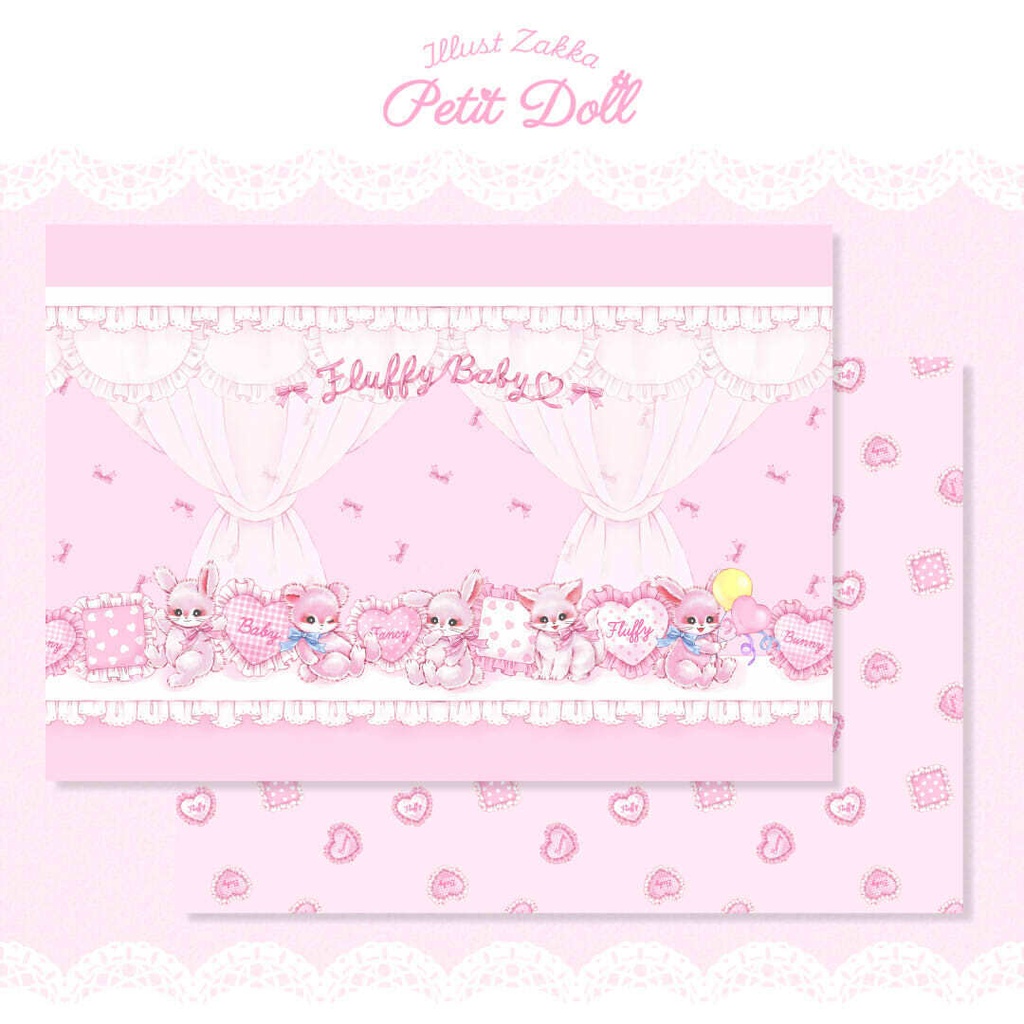 ♡fluffy baby 平袋向けラッピングペーパー♡