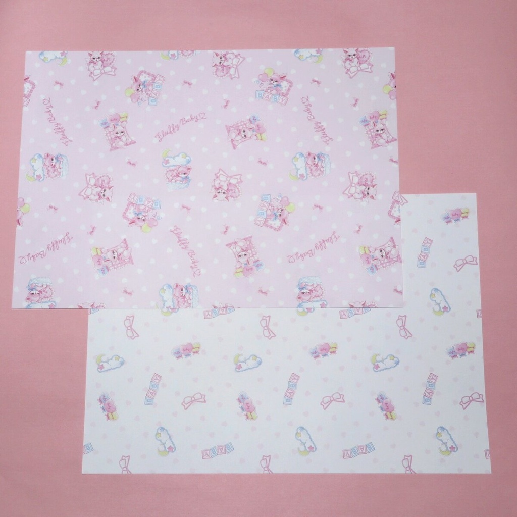 ♡fluffy baby 総柄ラッピングペーパー♡
