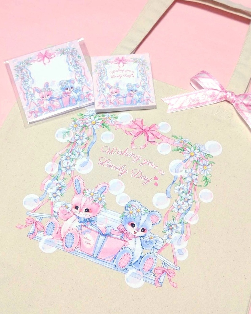 Floral swing　トートバッグ