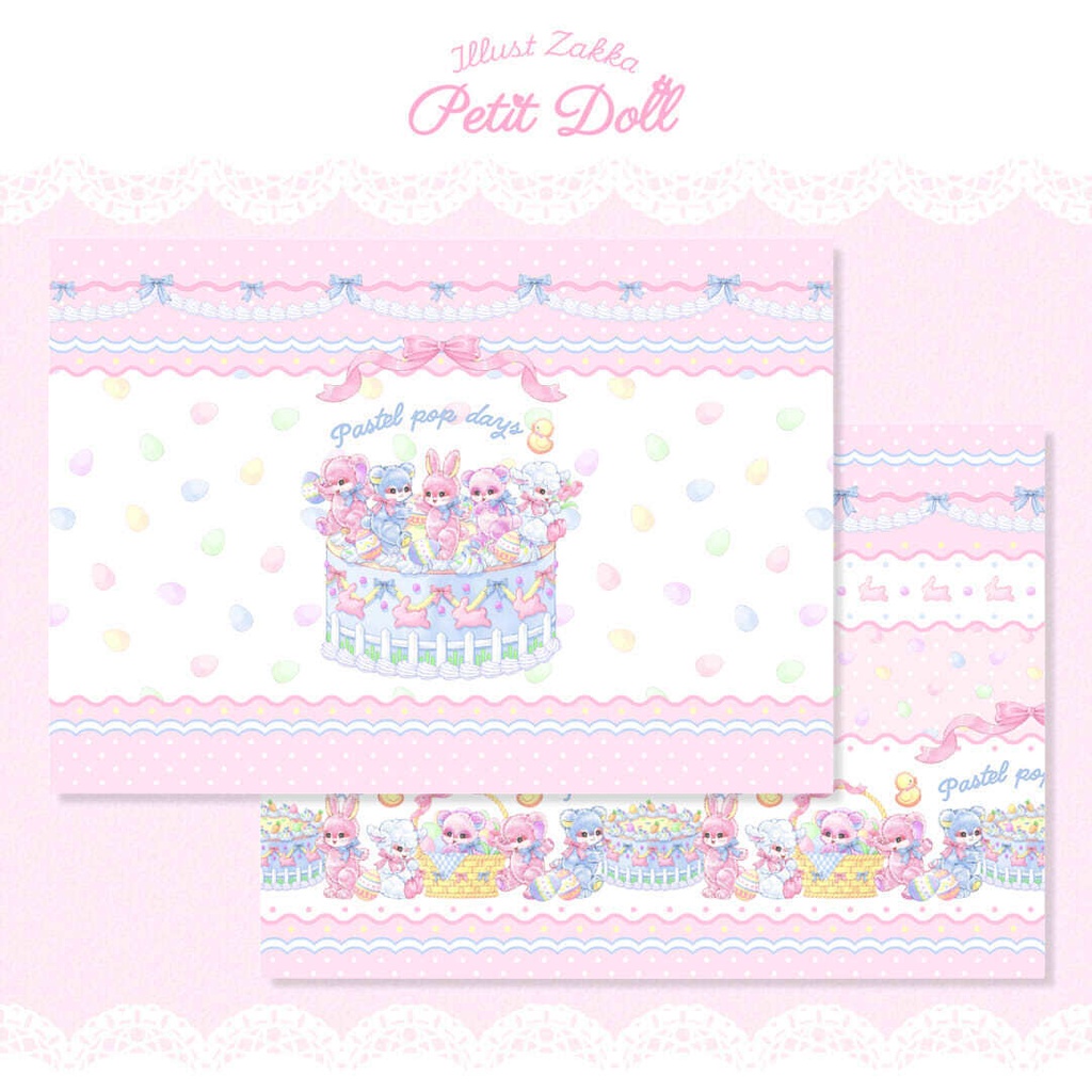 Pastel pop days ラッピングペーパー