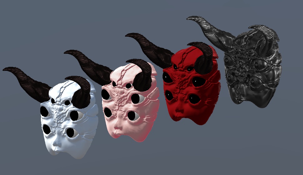 【VRchat用】お面