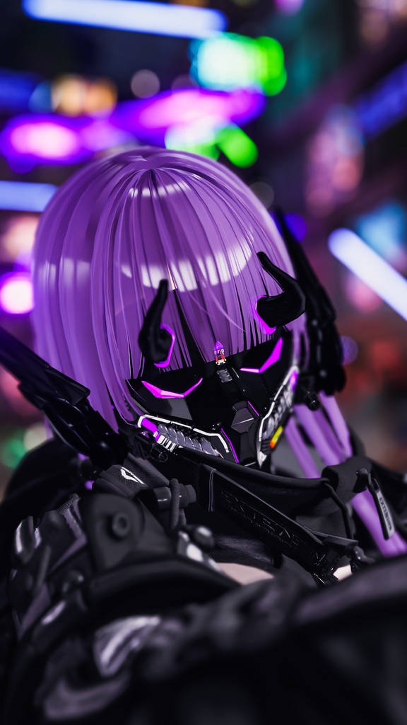 【VRchat用】OGRE-mask-