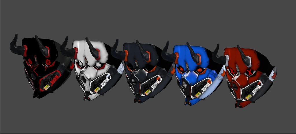 【VRchat用】OGRE-mask-