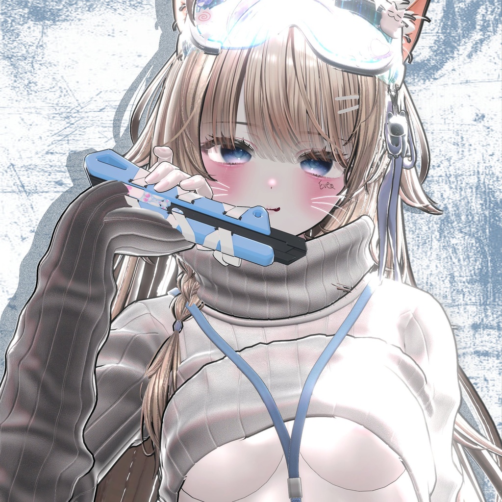 【VRChat想定】ハムカッター【MA対応】