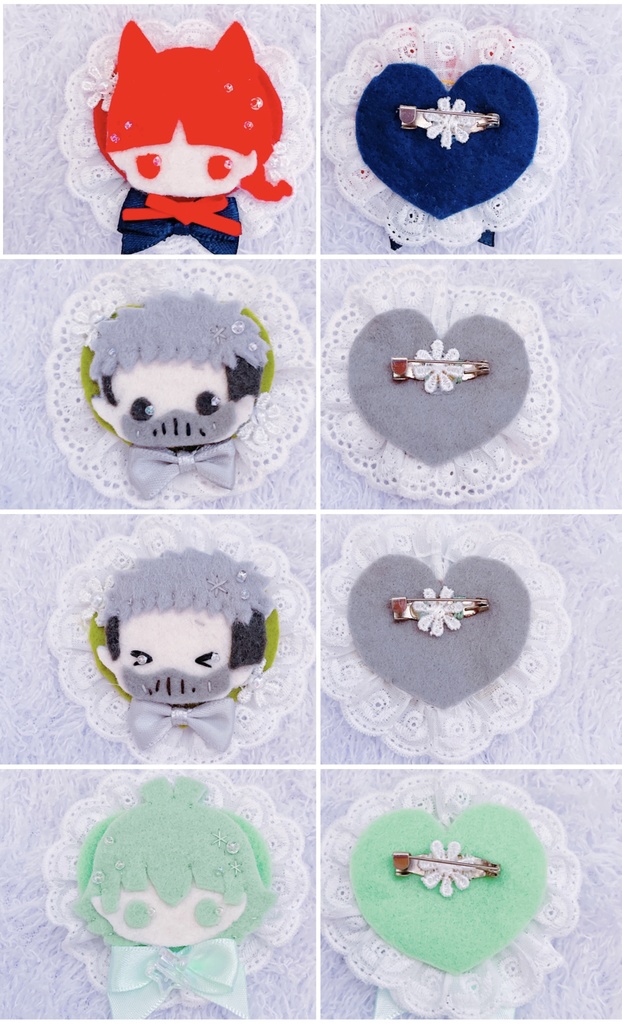 フェルトブローチ