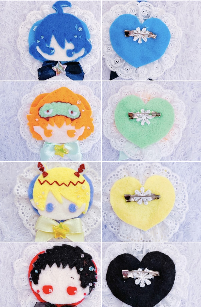 フェルトブローチ