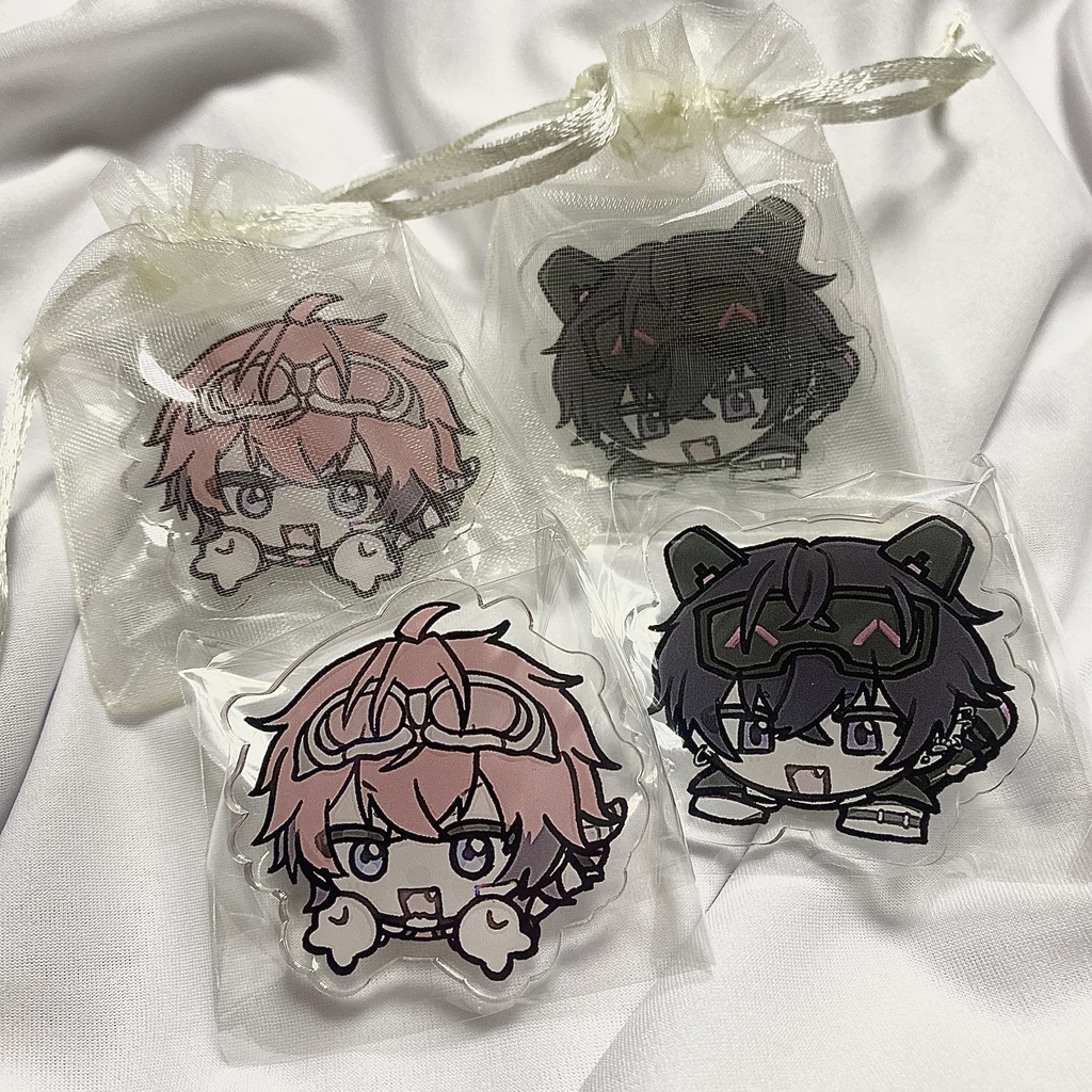 ころりんアクリルバッジ