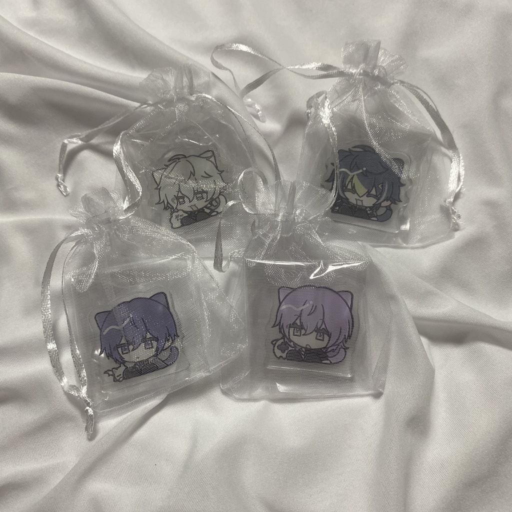 にゃんこアクリルブロック