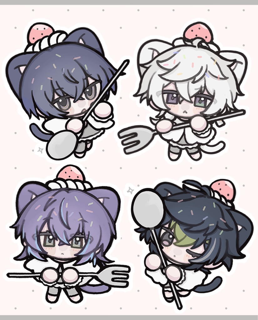 〈非公式〉クリームアクリルスタンド