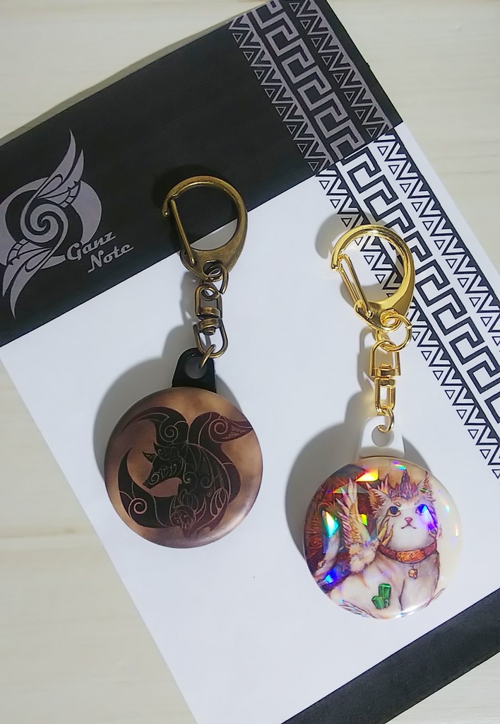 缶バッジキーホルダー