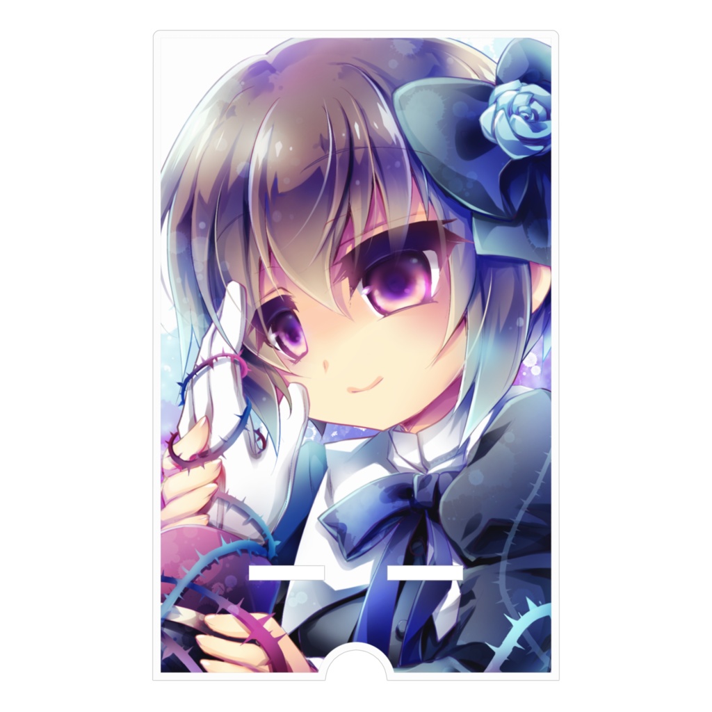 【月蝕ざっか店】永遠にあなたのスマホを見守るゴスロリ×ヤンデレスマホスタンド(2種類)