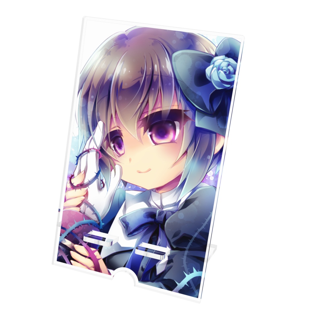 【月蝕ざっか店】永遠にあなたのスマホを見守るゴスロリ×ヤンデレスマホスタンド(2種類)