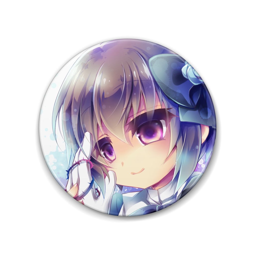 【月蝕ざっか店】いつも一緒に/ゴスロリ×ヤンデレカンバッジ(絵柄2種・サイズ選べます)