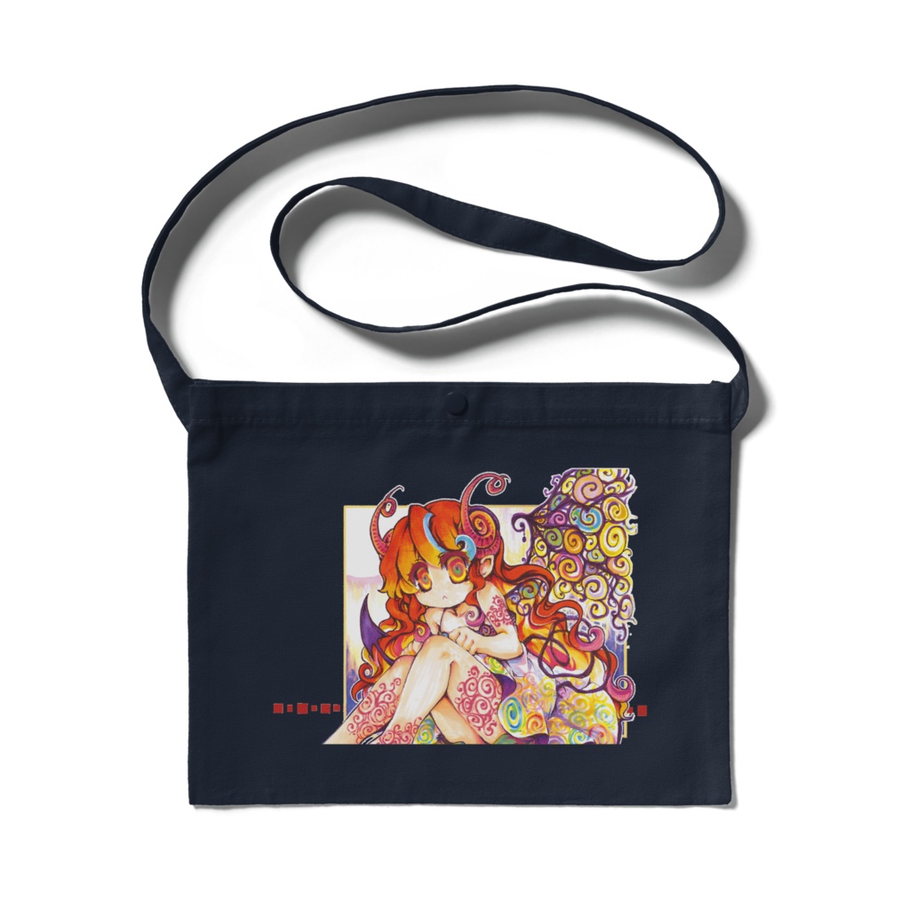 【ハロウィン展記念】サコッシュ『Guru Guru Akuma』