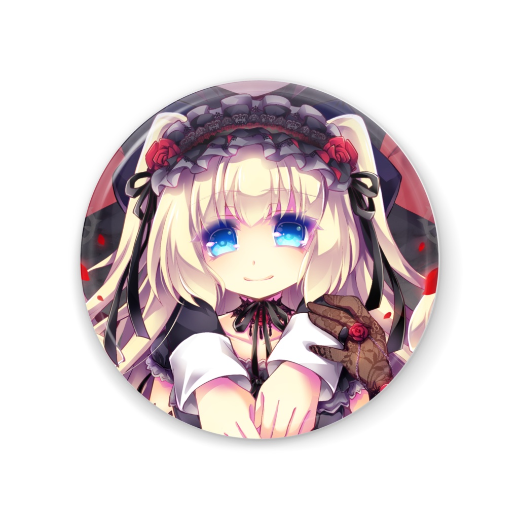 【ちょっと便利な】てのひらころっと缶ミラーこれくしょん<ゴスロリちゃん4種類>